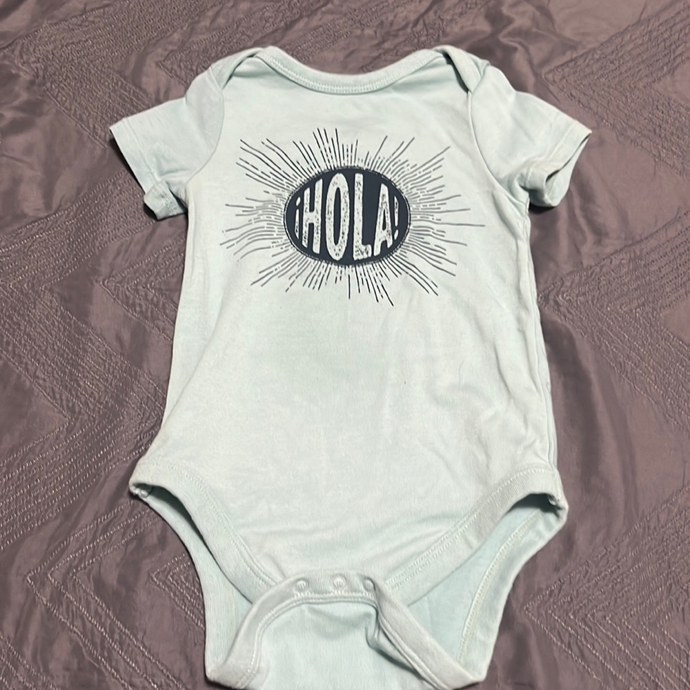 Short sleeve Hola onesie
